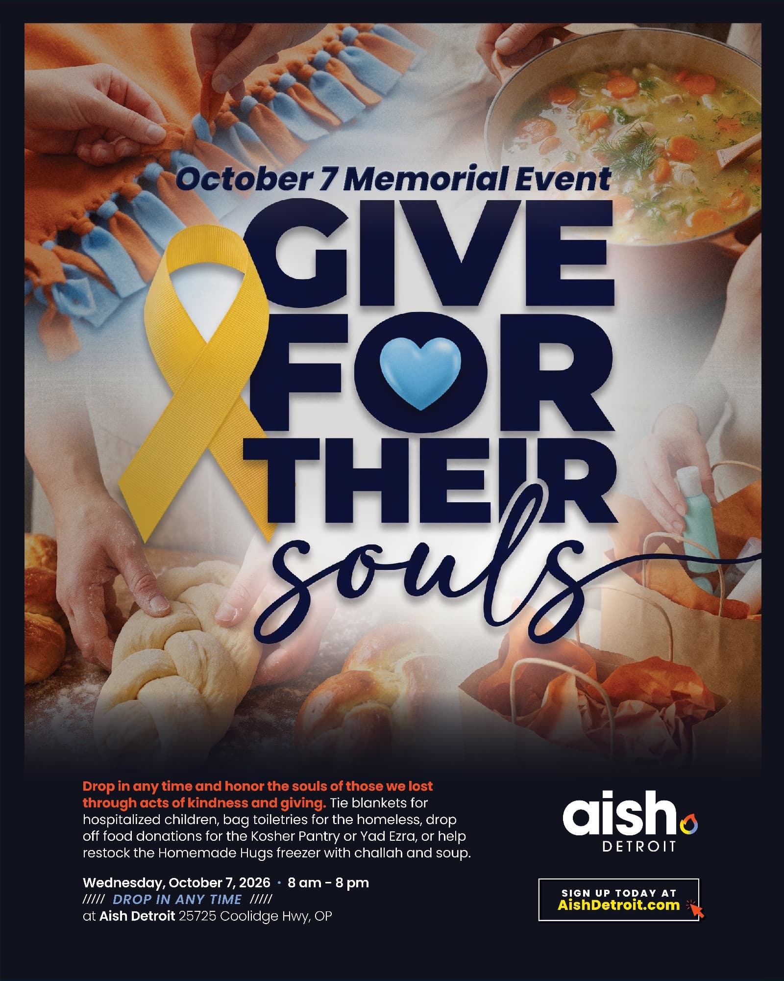 Give for Their Souls flyer